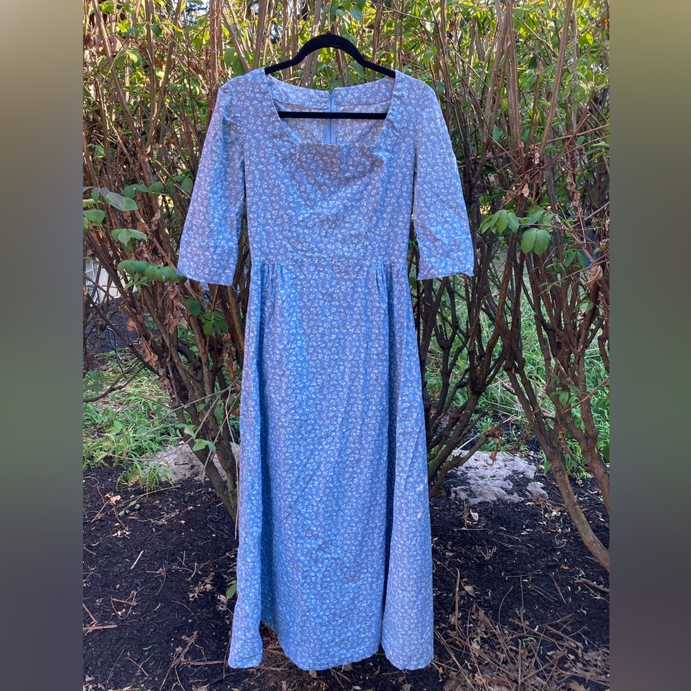 Handmade Floral Print Dress